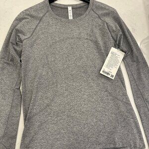 Size 12 Gray Swiftly Tech Long Sleeve
